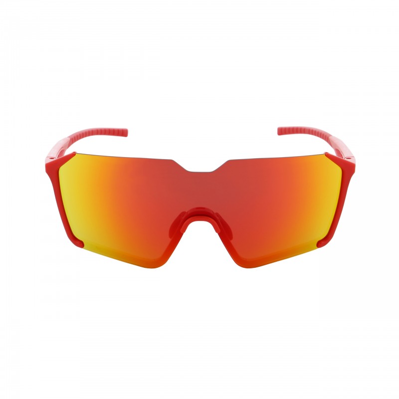 OKULARY RED BULL SPECT NICK RED - SZKŁA RED FLASH, BROWN WITH RED MIRROR