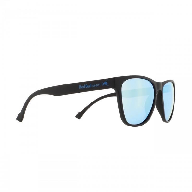 OKULARY RED BULL SPECT SPARK BLACK - SZKŁA SMOKE WITH ICE BLUE MIRROR POL