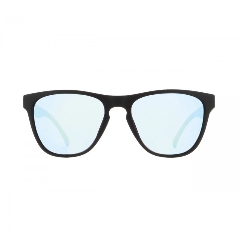 OKULARY RED BULL SPECT SPARK BLACK - SZKŁA SMOKE WITH ICE BLUE MIRROR POL