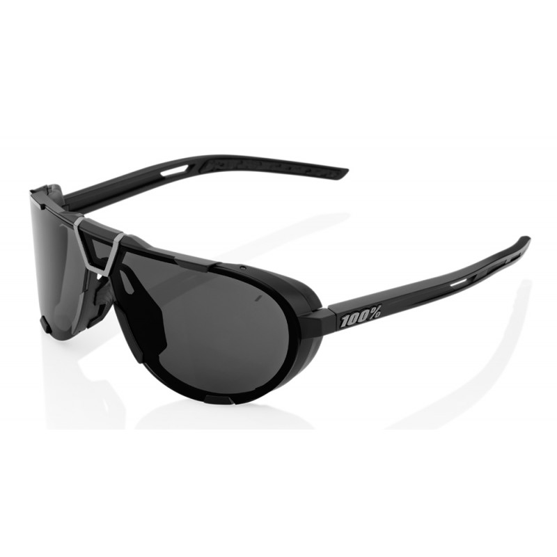 Okulary 100% WESTCRAFT Matte Black - Smoke Lens (Szkła Smoke) (NEW 2022)