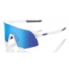 Okulary 100% S3 Matte Black - HiPER Blue Multilayer Mirror Lens (Szkła Niebieskie Lustrzane Wielowarstwowe LT 15% + Szkła Przeźr