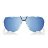 Okulary 100% WESTCRAFT Soft Tact White - HiPER Blue Multilayer MirrorLens (Szkła Niebieskie Lustrzane Wielowarstwowe) (NEW 2022)