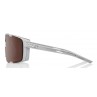 Okulary 100% EASTCRAFT Soft Tact Cool Grey - HiPER Crimson Silver Mirror Lens (Szkła Karmazynowe Srebrne Lustrzane) (NEW 2022)