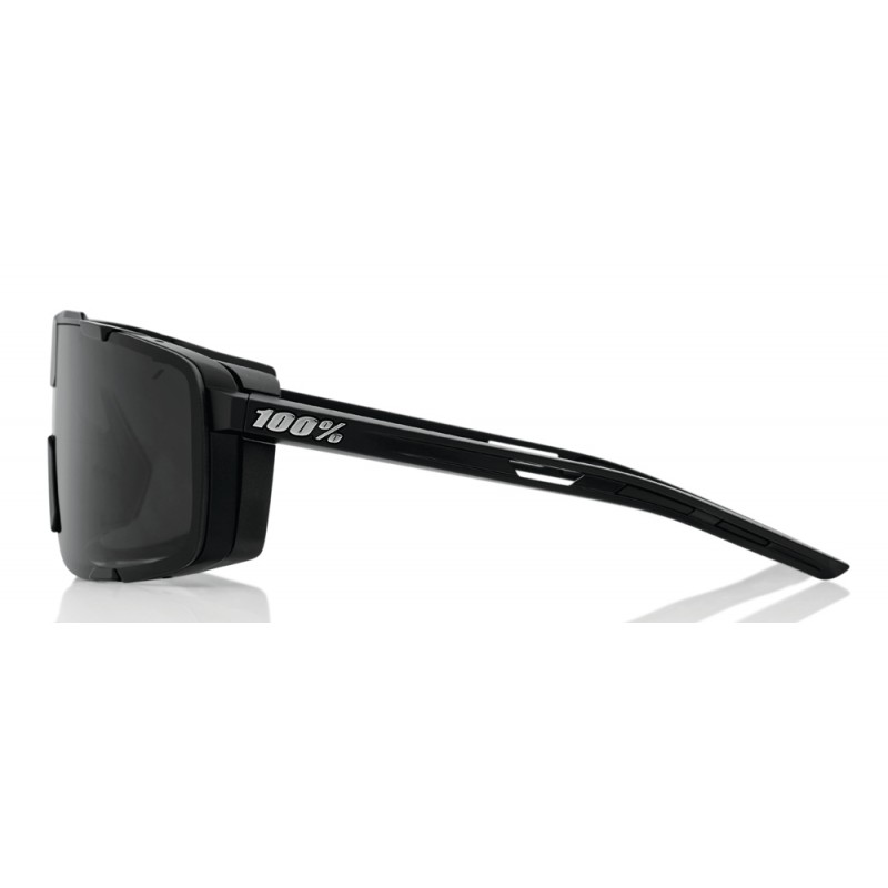 Okulary 100% EASTCRAFT Matte Black - Smoke Lens (Szkła Smoke) (NEW 2022)