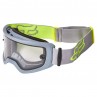 GOGLE FOX MAIN STRAY STEEL GREY - SZYBA CLEAR (1 SZYBA W ZESTAWIE)
