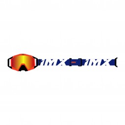GOGLE IMX SAND ORANGE MATT/BLUE/WHITE - SZYBA ORANGE IRIDIUM + CLEAR (2 SZYBY W ZESTAWIE)
