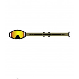 GOGLE IMX SAND BLACK MATT/BRONZE - SZYBA ORANGE IRIDIUM + CLEAR (2 SZYBY W ZESTAWIE)