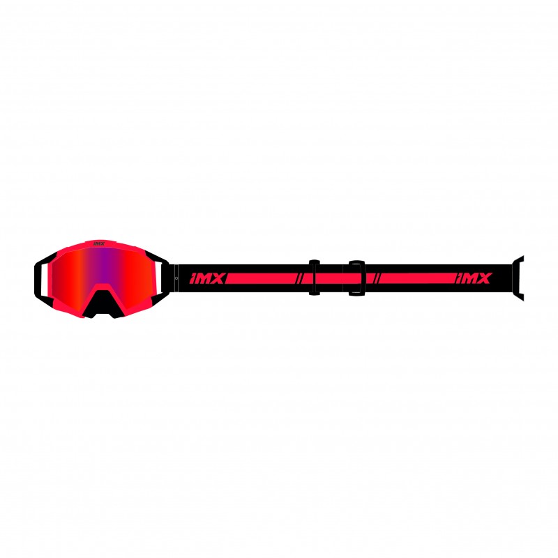 GOGLE IMX SAND RED MATT/BLACK - SZYBA RED IRIDIUM + CLEAR (2 SZYBY W ZESTAWIE)