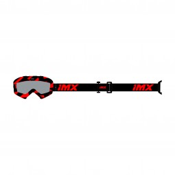 GOGLE IMX MUD GRAPHIC RED GLOSS/BLACK - SZYBA CLEAR (1 SZYBA W ZESTAWIE)