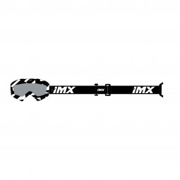 GOGLE IMX MUD GRAPHIC WHITE GLOSS/BLACK - SZYBA CLEAR (1 SZYBA W ZESTAWIE)