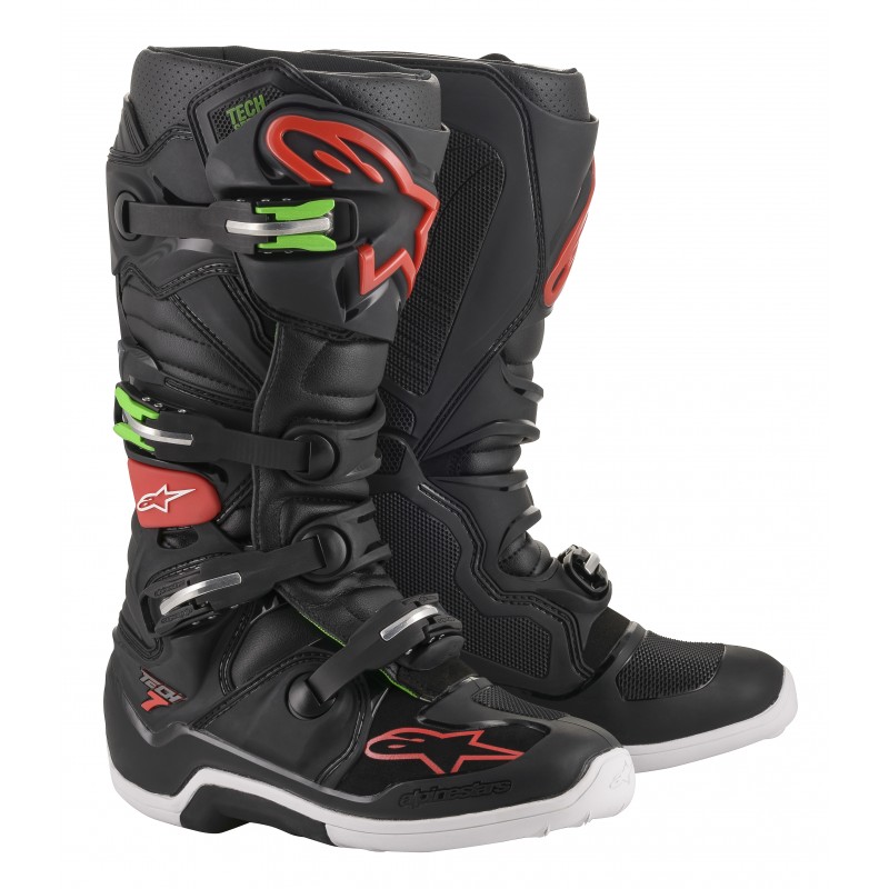 BUTY ALPINESTARS TECH 7 BLACK/RED/GREEN