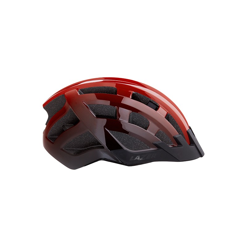 Lazer Kask Comp DLX CE-CPSC Red Black uni +net+led