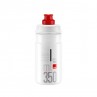Elite Bidon Jet Clear Red logo 350ml