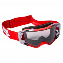 GOGLE FOX VUE STRAY FLUORESCENT RED - SZYBA DARK GREY (1 SZYBA W ZESTAWIE, ZRYWKI W ZESTAWIE)