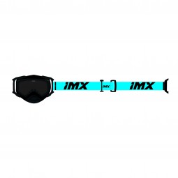 GOGLE IMX DUST BLACK MATT/BLUE - SZYBA DARK SMOKE + CLEAR (2 SZYBY W ZESTAWIE)