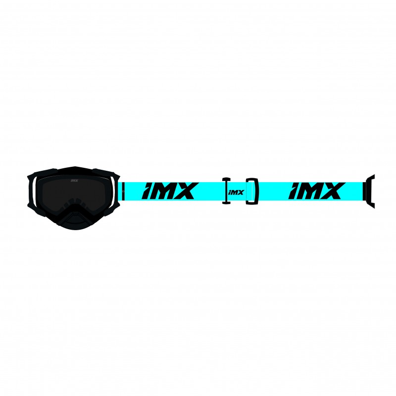 GOGLE IMX DUST BLACK MATT/BLUE - SZYBA DARK SMOKE + CLEAR (2 SZYBY W ZESTAWIE)