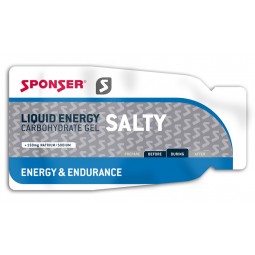 Żel energetyczny SPONSER LIQUID ENERGY SALTY słony pudełko (40x35g) (NEW)