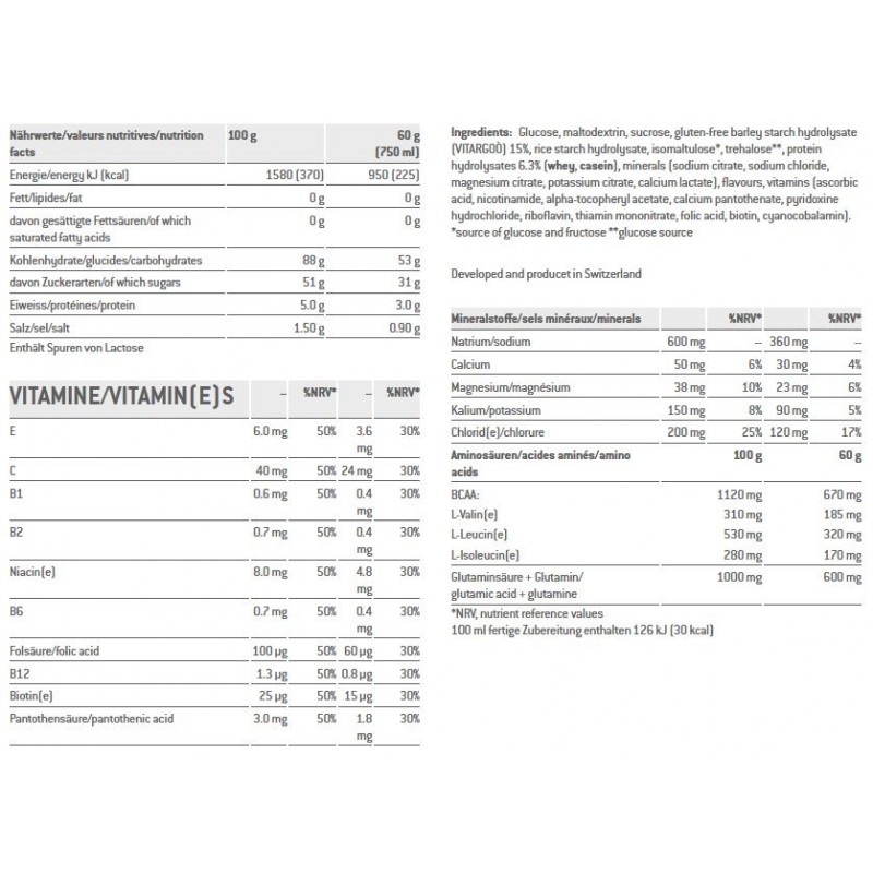 Napój SPONSER LONG ENERGY 5% PROTEIN owoce cytrusowe 1200g (NEW)