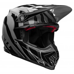 KASK BELL MOTO-9S FLEX CLAW BLACK/WHITE