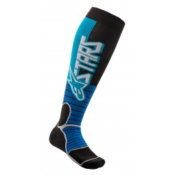 SKARPETY ALPINESTARS MX PRO CYAN BLACK