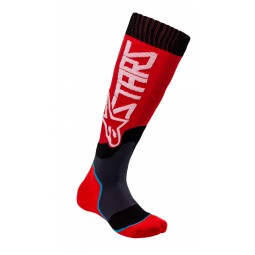 SKARPETY ALPINESTARS MX PLUS-2 JUNIOR RED/WHITE