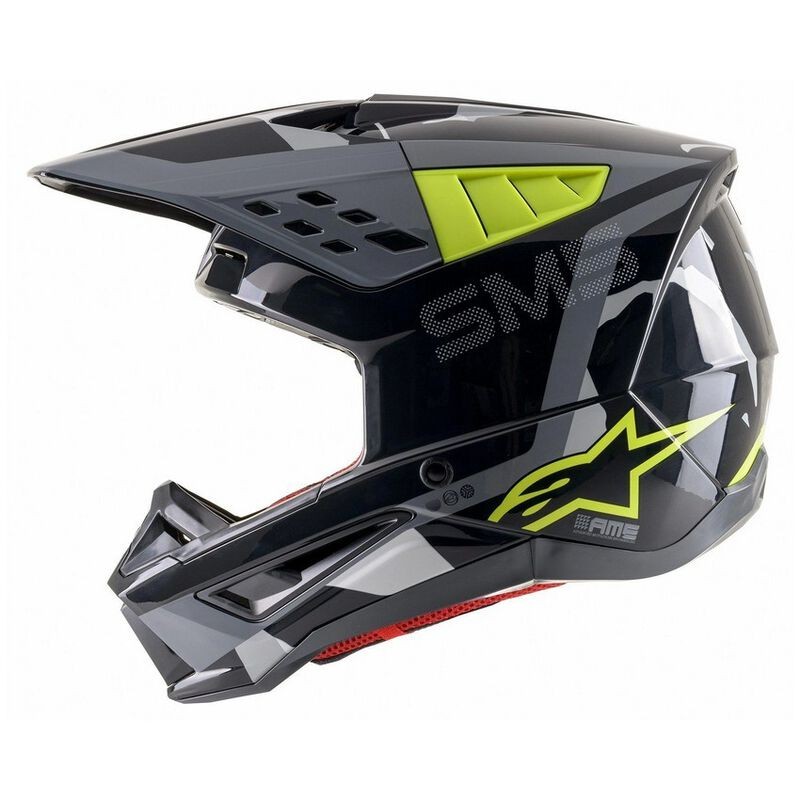 KASK ALPINESTARS S-M5 ROVER ANTHRACITE/FLUO YELLOW/GREY CAMO