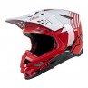 KASK ALPINESTARS SUPERTECH S-M10 DYNO RED/WHITE GLOSSY