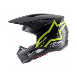 KASK ALPINESTARS S-M5 COMPASS BLACK/FLUO YELLOW/MATT
