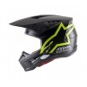 KASK ALPINESTARS S-M5 COMPASS BLACK/FLUO YELLOW/MATT