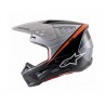 KASK ALPINESTARS S-M5 RAYON BLACK/WHITE/FLUO ORANGE MATT