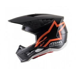 KASK ALPINESTARS S-M5 COMPASS BLACK/FLUO ORANGE MATT