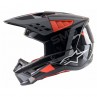 KASK ALPINESTARS S-M5 ROVER ANTHRACITE/FLUO RED/ GREY CAMO