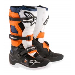 BUTY ALPINESTARS JUNIOR TECH 7S BLACK/ORANGE/WHITE/BLUE