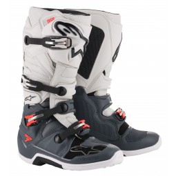 BUTY ALPINESTARS TECH 7 DARK GREY/LIGHT GREY/FLUO RED