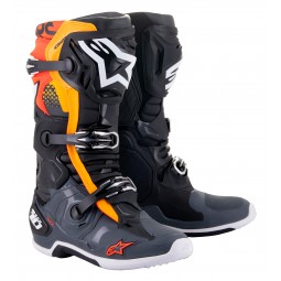 BUTY ALPINESTARS TECH 10 BLACK/GREY/ORANGE/FLUO RED