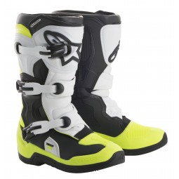 BUTY ALPINESTARS TECH 3S JUNIOR BLACK/WHITE/FLUO YELLOW