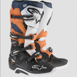 BUTY ALPINESTARS TECH 7 ENDURO BLACK/ORANGE/WHITE/BLUE