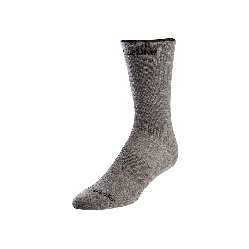 Merino Wool Tall Sock Smoked Pearl Core L