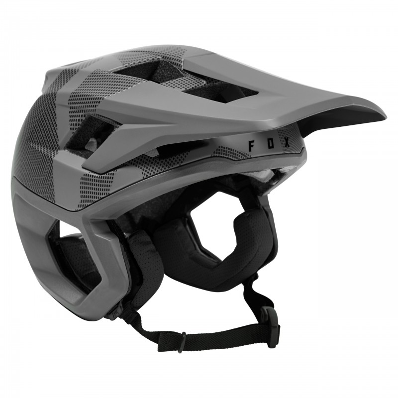 KASK ROWEROWY FOX DROPFRAME PRO GREY CAMO