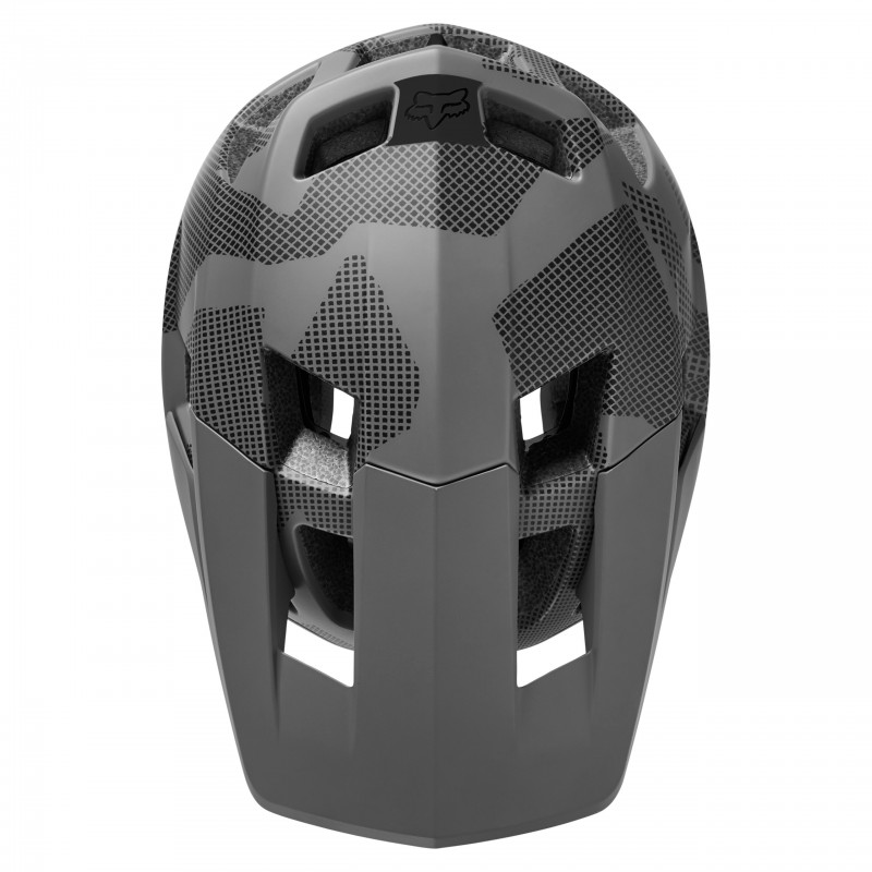 KASK ROWEROWY FOX DROPFRAME PRO GREY CAMO