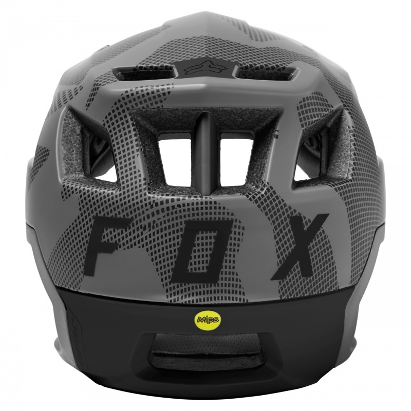 KASK ROWEROWY FOX DROPFRAME PRO GREY CAMO