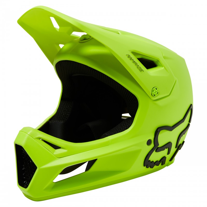 KASK ROWEROWY FOX RAMPAGE FLUO YELLOW