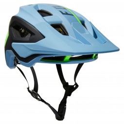 KASK ROWEROWY FOX SPEEDFRAME PRO BLOCKED DUSTY BLUE