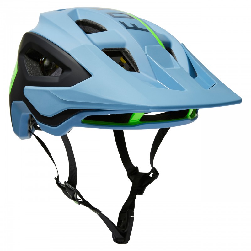 KASK ROWEROWY FOX SPEEDFRAME PRO BLOCKED DUSTY BLUE