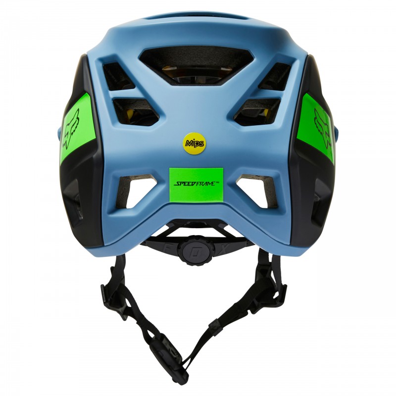 KASK ROWEROWY FOX SPEEDFRAME PRO BLOCKED DUSTY BLUE