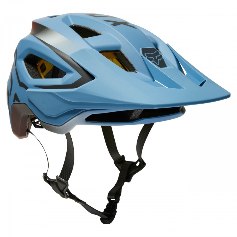 KASK ROWEROWY FOX SPEEDFRAME VNISH DUSTY BLUE