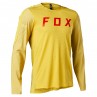 KOSZULKA ROWEROWA Z DŁUGIM RĘKAWEM FOX FLEXAIR PRO PEAR YELLOW