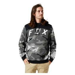 BLUZA Z KAPTUREM NA ZAMEK FOX BNKR BLACK CAMO