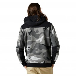 BLUZA Z KAPTUREM NA ZAMEK FOX BNKR BLACK CAMO