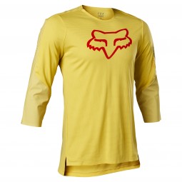 KOSZULKA ROWEROWA FOX FLEXAIR 3/4 DELTA PEAR YELLOW